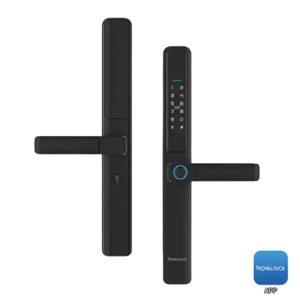 NDM AL-953 Novalock NDM AL-953 smart lock, perfectly for aluminum mesh door lock with advanced biometric security and multiple access options.