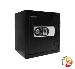 Novalock NFM 400-2 fireproof safe with high-security mechanism.