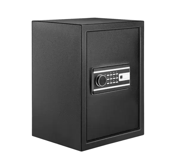 Novalock NSF V470 premium safe with secure PIN code and mechanical key lock.