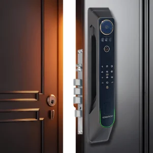 Novalock Security Door Smart Lock – High-security smart lock designed for metal security doors in Malaysia.