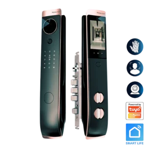 Novalock NVM 9729 MPro Smart Lock, Advanced Smart Lock with Dual Live Video Camera and Remote Unlock