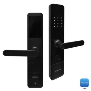 NDM 9206A Smart Lock for wooden door with fingerprint and PIN access